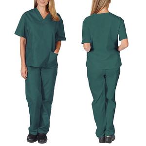 Uniforme bon marché pour infirmière et esthéticienne, vêtements de travail pour esthéticienne, ensemble avec pantalon, uniformes d'infirmière, pour femmes et hommes, combinaisons de travail pour femmes - Product Image 3