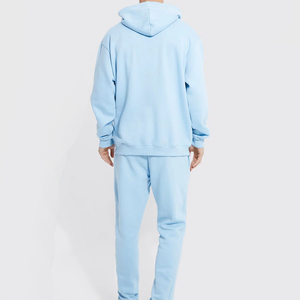 Latest Fashion Design Strip Plain Jogging Track Suit <b>Men</b> <b>2</b> <b>Piece</b> <b>Set</b> Tracksuit <b>Men</b> Custom Zipper Hoodie Tracksuits OEM - Product Image 3
