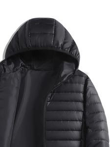Chaqueta de Plumón para Hombre 2026, con Logotipo Personalizado, Impermeable, Transpirable, Acolchada, Reversible, Talla Grande, Abrigo Cálido para Invierno - Product Image 2