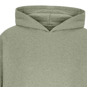 Sudadera con Capucha Verde Lisa Oversize de Forro Polar Grueso, Estilo Urbano, con Logotipo Personalizado, de Algodón, Cálida para Invierno, Casual, OEM ODM - Product Image 6