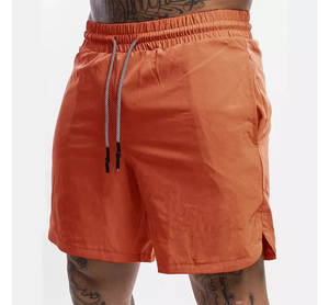 Shorts cargo en toile de qualité supérieure, respirants, à séchage rapide, en coton, longueur genou, taille élastique, pour hommes, personnalisables, vente en gros - Product Image 3