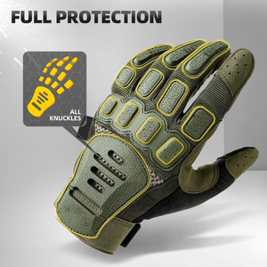 Guantes Tácticos con Protección Contra Impactos, Transpirables, Reforzados en la Palma, Medios Dedos, para Deportes, Caza, Tiro, Trabajo, Unisex - Product Image 6