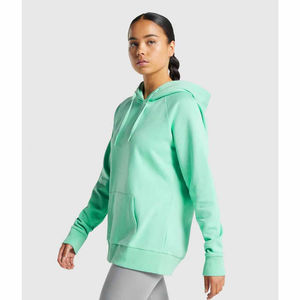 OEM Custom Manufacture High Quality Fleece Cotton Blank Women's Hoodie Breathable Hooded Collar Front Logo Eco-Friendly Autumn - Product Image 3