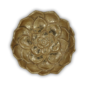 Plateau décoratif en métal doré en forme de fleur, plateau floral, boîte à bijoux, récipient à bibelots pour la décoration de la table à la maison, cadeau, vente en gros - Product Image 3