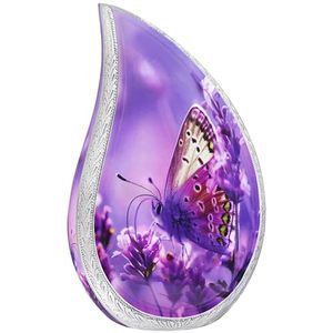 Sophisticated Aluminum Tear Drop Cremation Memorial <b>Keepsake</b> Urn <b>Ash</b> Holder Featuring Durable Premium Craftsmanship - Product Image 3
