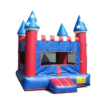 Bán Nhà Bounce House Moonwalk Castle 13 * 13ft Inflatable Bouncy Bounce Sân Sau Nảy Phòng Bouncer Jumping Castle