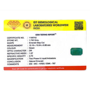 Natural Oval Cut Zambian Emerald 8.7 Carat Loose Gemstone for Fine Jewelry - Product Image 4