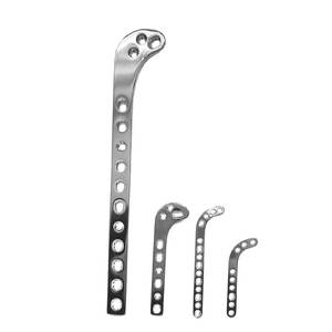 Placa Supracondilar Femoral de Acero Inoxidable con Bloqueo Izquierda o Derecha de 2.0mm, 9 o 14 Orificios, Longitud 49mm/70mm, Implantes Veterinarios - Product Image 1