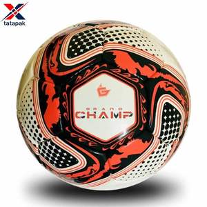 Ballon de football de qualité supérieure, taille 5, durable, écologique, coloré, épais, en PU, TPU, PVC laminé, pour usage extérieur et entraînement - Product Image 3