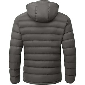 Chaqueta Acolchada de Nailon Personalizada para Hombre, con Capucha Desmontable, Diseño OEM de Pakistán 2025, Venta al Por Mayor - Product Image 4