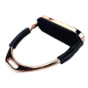 Nuevo Sillín Ecuestre Ligero de Aluminio, Accesorios de Estilo Occidental, Estribos de Seguridad con Almohadilla de Goma, Modelo de Cuero y Plástico para Caballo - Product Image 4