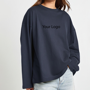 เสื้อยืดคอกลมผ้าเจอร์ซีย์คอตตอน 100% รุ่นใหม่ปี 2025 สำหรับผู้หญิง ปักโลโก้ได้ตามต้องการ เสื้อยืดน้ำหนักเบาสำหรับฤดูร้อน - Product Image 1