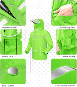 Combinaison de pluie imperméable de qualité commerciale, respirante, pour les aventures en plein air, fabriquée par un fabricant de vêtements. - Product Image 2