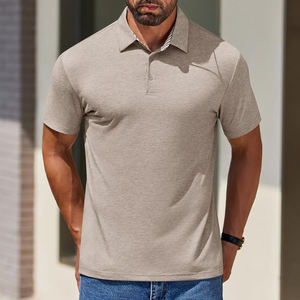 Custom Men's 100% Cotton Knitted <b>Polo</b> <b>Shirt</b> For Men Custom Breathable Lightweight Short Sleeve Solid Color <b>Polo</b> <b>Shirt</b> For Men - Product Image 6