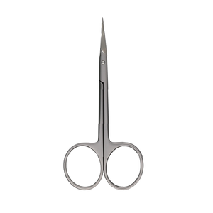 Ciseaux à cuticules russes KD.709 à lame courbée, finition sablée, durables, pour ongles et peaux mortes, vente directe usine - Product Image 5
