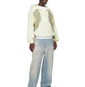 Veste coupe-vent à capuche de haute qualité, respirante, imperméable, mode outdoor, vestes coupe-vent en nylon personnalisées pour hommes - Product Image 4