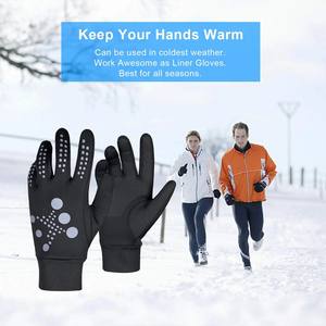 Gants de cyclisme d'été pour femmes/hommes, à doigts entiers, coupe-vent, respirants, rafraîchissants, compatibles écran tactile, en polyester et élasthanne - Product Image 4