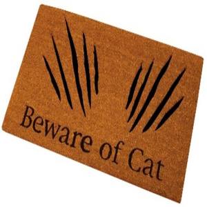 แผ่นรองพื้น PVC รูปทรงสี่เหลี่ยมผืนผ้า ดีไซน์ลายแมวทันสมัย ผลิตด้วยเครื่องจักร กันลื่น ซักได้ ทนทาน เป็นมิตรกับสิ่งแวดล้อม ใช้ได้ทั้งภายนอกและภายในบ้าน - Product Image 1