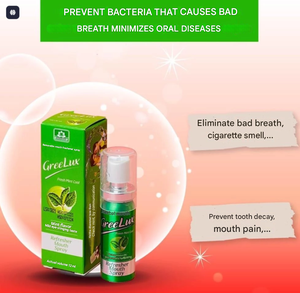 GREELUX GL01 Spray Bucal Herbal de Menta Fresca, Cuidado Bucal Instantáneo, Extracto Natural, Tamaño de Bolsillo Portátil, Larga Duración - Product Image 5