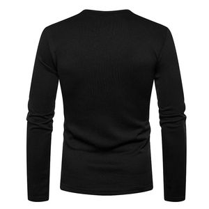 เสื้อยืดผู้ชายคุณภาพสูงสั่งทำพิเศษปี 2026 ผ้าฝ้าย 100% แฟชั่นทันสมัย แขนยาว ทอแบบถัก แห้งเร็ว เป็นมิตรกับสิ่งแวดล้อม - Product Image 6