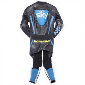 Traje de Carreras MotoCP Romano Fenati de 1 Pieza en Cuero Vacuno/Canguro para Motociclistas Profesionales - Product Image 2