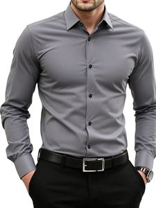 Chemise décontractée pour homme en coton 100% - Tissu large - Respirant - Anti-froissement - Service OEM - Vente en gros - Prix bas - Bangladesh - Product Image 6