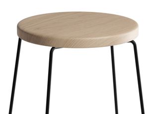 Taburete de Bar Moderno y Contemporáneo de Metal Ajustable con Asiento y Estructura de Alambre, Silla de Comedor a la Altura del Mostrador para Restaurante, Cocina, Hotel - Product Image 2