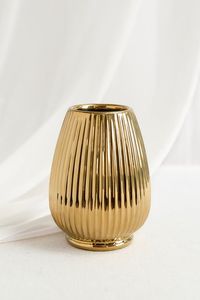 Vase de table moderne en laiton doré, fait main, porte-fleurs décoratif, centre de table de mariage - Product Image 5