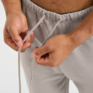 Jogging pour homme en tissu French Terry de haute qualité, séchage rapide, effet délavé, respirant, avec poches zippées et revers côtelés. - Product Image 3