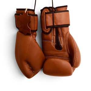 Guantes de Boxeo Geoffrey G7 Signature BG Tan, Modelo Clásico Retro Vintage, 100% Cuero Vacuno, Transpirables, Ecológicos, Equipo de Protección - Product Image 1