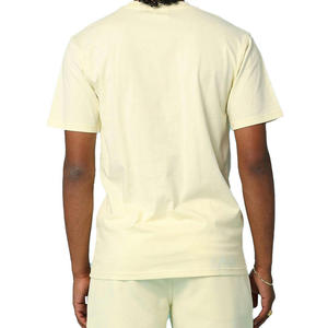 Ensemble de T-shirts surdimensionnés 100 % coton personnalisables pour hommes – T-shirts vierges à col ras du cou de haute qualité et grammage lourd avec logo personnalisé - Product Image 3