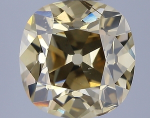 Diamante Suelto Solitario de Corte Cojín, Color Amarillo-Marrón Natural, Claridad SI2, 3.05 Quilates, de Exportador y Mayorista Indio - Product Image 1