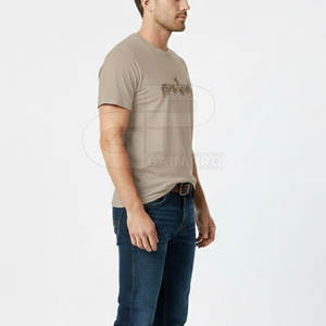 T-shirt graphique western pour homme, coupe slim, en coton, pour tenues décontractées et usage quotidien. T-shirts western pour homme. - Product Image 5