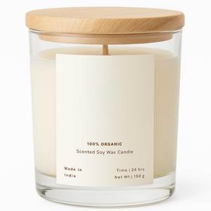 Vela de Lujo de 3 Mechas en Frasco de Vidrio Verde Esmerilado con Tapa Metálica Dorada, Recipiente para Vela con Acabado Mate para Decoración del Hogar y Aromaterapia - Product Image 5