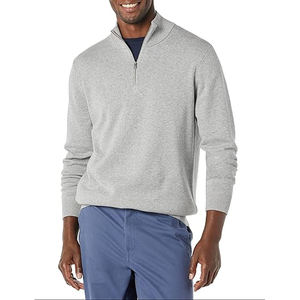 Sudadera de lujo personalizada para hombre con cremallera de un cuarto, venta al por mayor, sudaderas de marca para minoristas de EE. UU. - Product Image 1
