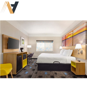 Muebles Elegantes para Hoteles - Juego de Dormitorio con Estilo Fabricado en MDF/LPL/PVC para Hoteles - Fabricado en Vietnam para la Marca Days Inn - Product Image 4