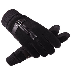 Guantes de Motociclismo de Invierno para Hombre, de Cuero, Cálidos, de Alta Calidad, con Correa Ajustable en la Muñeca, Personalizados y Superventas - Product Image 2