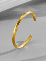 Brazalete de Acero Inoxidable Pulido de Primera Calidad, Grabado, para Regalos Personalizados