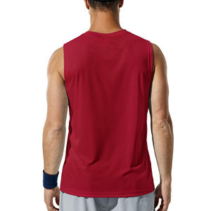 เสื้อกล้ามผู้ชายแฟชั่นสั่งทำพิเศษ คุณภาพพรีเมียม เสื้อกล้ามฟิตเนส พิมพ์โลโก้ตามสั่งสำหรับผู้ชาย - Product Image 2