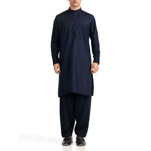 Nouvelle Arrivée 2026 : Ensemble Kurta et Shalwar Kameez pour Homme en Tissu Respirant – Vêtements Traditionnels Arabes et Indiens pour Homme en Gros - Product Image 1
