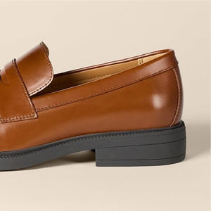 Wholesale New Fashion Business Casual Lace-up Toe Box Plaid Autumn <b>Lightweight</b> Leather <b>Shoes</b> <b>for</b> <b>Men</b> - Product Image 4