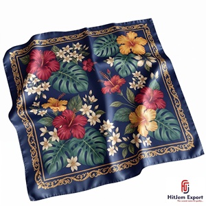 Custom Printed Bandana <b>Scarf</b> Premium Fabric White Label OEM ODM Textile Manufacturer Bali Custom Fabric Products Bulk Supply Low - Product Image 3