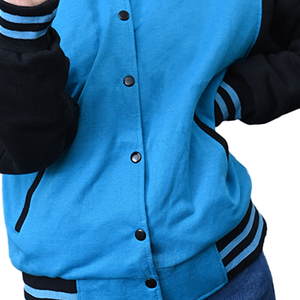 แจ็คเก็ตวาร์ซิตี้ผู้หญิงแฟชั่นแบบสั่งทำพิเศษ |   เสื้อวูลเลนเลตเตอร์แมน |   เสื้อแจ็คเก็ตสตรีทแวร์ทรงโอเวอร์ไซส์สุดเทรนดี้สำหรับชมรมนักเรียน พร้อมซับในขนสัตว์ - Product Image 4