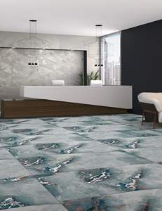 Carreaux de porcelaine effet bois grand format 600x1200 écologiques, dalles de sol modernes en bois, carreaux vitrifiés décoratifs pour intérieur - Product Image 2