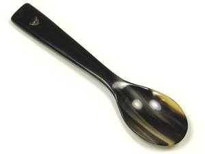 Cuchara de Servir Mini Hecha a Mano con Cuerno Natural Real de la Mejor Calidad, Diseño Único, Decorativa, Capacidad de 10 ml, Ecológica, para Fiestas y Cocina en India - Product Image 2