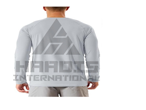 เสื้อยืดแขนยาวผู้ชาย คุณภาพดี สั่งทำได้ สีพื้น เสื้อยืดแขนยาวสไตล์สตรีทแวร์ - Product Image 5