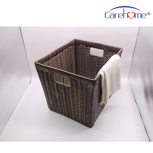 <span class=keywords><strong>Panier</strong></span> à <span class=keywords><strong>Linge</strong></span> en Lin de Grande Capacité Tissé à la Main <span class=keywords><strong>Original</strong></span> Couleur Bois Mode Plastique Rotin Rangement Articles Divers - Product Image 2