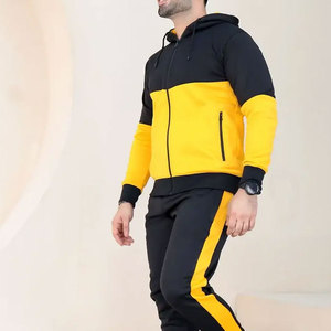 <b>Men</b> Winter Tracksuit Set <b>Warm</b> Fleece Fabric Soft Comfortable <b>Jacket</b> and Pants Casual Sportswear Wholesale Bulk Manufacturer - Product Image 2