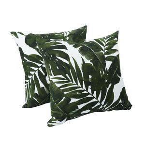 Set di 2 Cuscini da Esterno Morbidi e Confortevoli, Impermeabili e Resistenti allo Sbiadimento, per Giardino, Portico e Bordo Piscina - Product Image 1