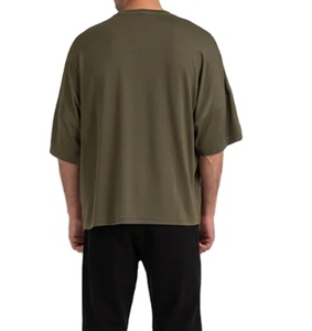 เสื้อยืดโอเวอร์ไซส์ทรงหลวมพิมพ์ลาย ยูนิเซ็กซ์ ผ้าฝ้าย 180 GSM สกรีนโลโก้ได้ เสื้อยืดโอเวอร์ไซส์ผู้ชาย - Product Image 6